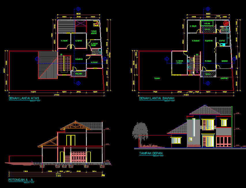 Cara Membuat Desain Rumah Menggunakan Autocad 2002 